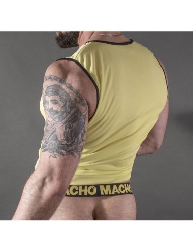 T-SHIRT MACHO JAUNE L/XL