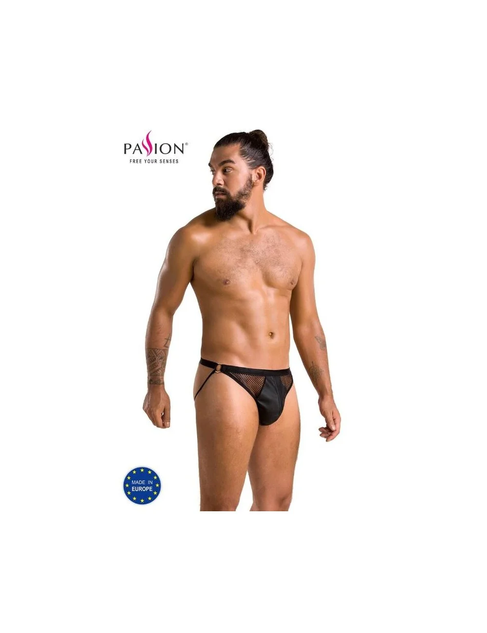 PASSION 034 SLIP OPEN LUKE NOIR L/XL PASSION 034 SLIP OPEN LUKE NOIR L/XL