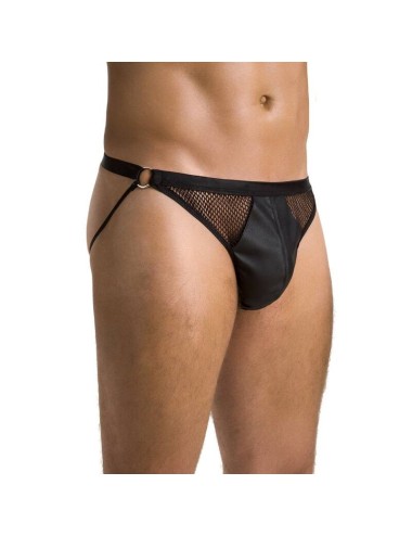 PASSION 034 SLIP OPEN LUKE NOIR L/XL