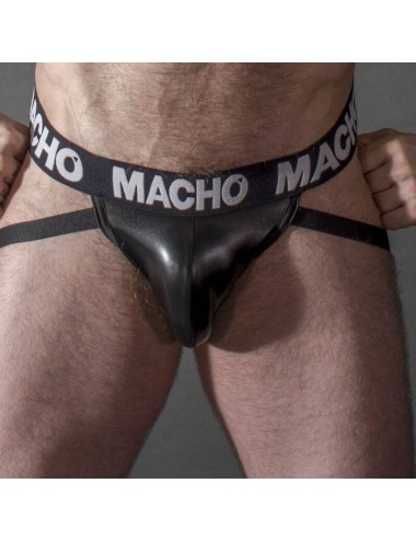 MACHO - MX25NC JOCK CUIR NOIR S