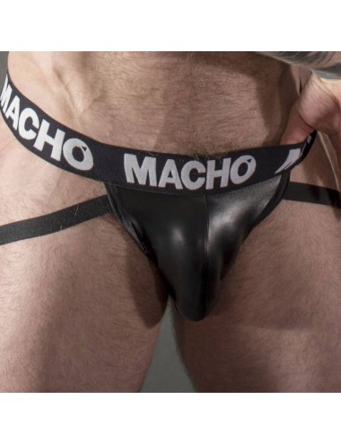 MACHO - MX25NC JOCK CUIR NOIR S