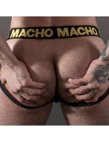 MACHO - MX25AC JOCK CUIR JAUNE S