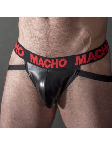 MACHO - MX25RC JOCK CUIR ROUGE S