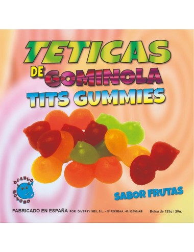 DIABLO GOLOSO - COFFRET DE GLOSSY TITS SAVEUR GUMMY FRUITS 6 COULEURS ET SAVEURS MADE IS SPAIN /es/pt/en/fr/it/