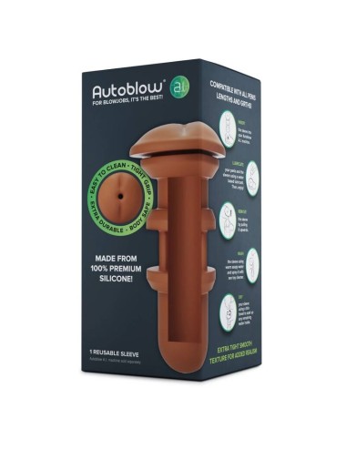 AUTOBLOW - AI ANUS SLEEVE MARRON