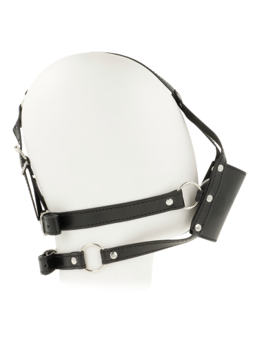 OHMAMA HEAD HARNESS WITH MUZZLE COVER BALL GAG