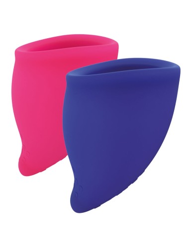 FUN FACTORY - FUN CUP EXPLORE KIT MENSTRUAL CUP PINK & ULTRAMARINE