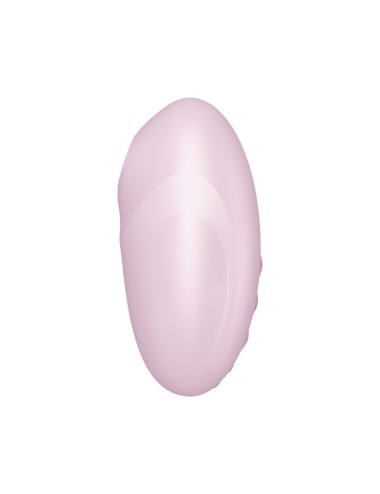 SATISFYER VULVA LOVER 3 AIR PULSE STIMULATOR & VIBRATOR - ROSE