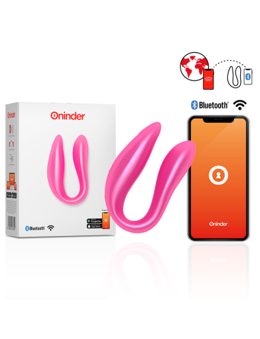 ONINDER G-SPOT & CLITORAL STIMULATOR PINK - FREE APP