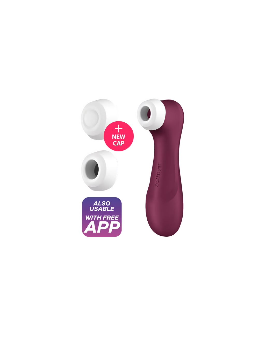 SATISFYER PRO 2 GENERACI N 3 - VIN ROUGE  BLUETOOTH &  APP