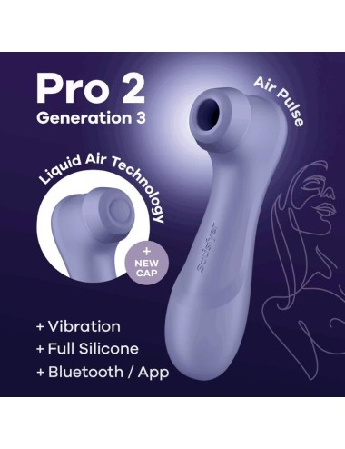 SATISFYER PRO 2 GENERACIÓN 3 - LILAC  BLUETOOTH &  APP