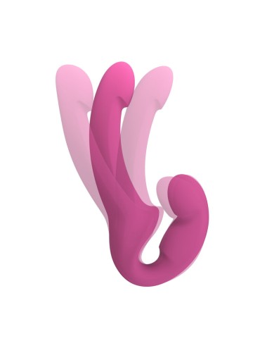 FUN FACTORY - SHARE LITE DOUBLE DILDO BLACKBERRY