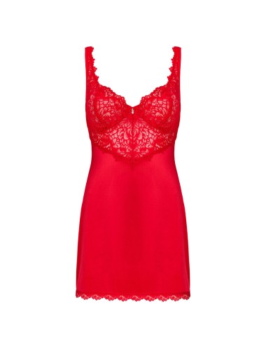 OBSESSIVE - AMOR CHERRIS CHEMISE & THONG S/M