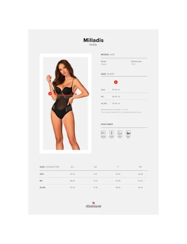 OBSESSIF - MILLADIS TEDDY XL/XXL