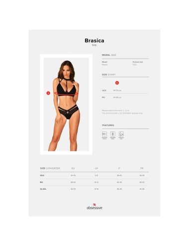 OBSESSIVE - SOUTIEN-GORGE BRASICA XS/S