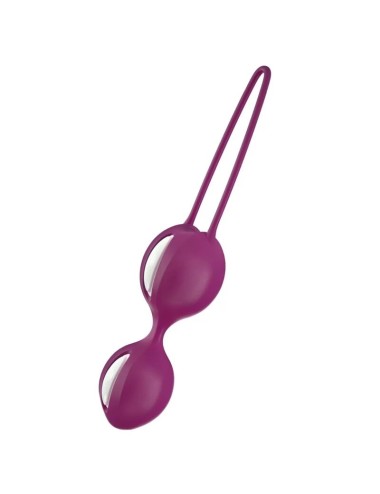 FUN FACTORY - DUO DE SMARTBALLS BLANC/RAISIN