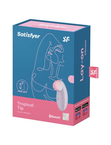 VIBRATEUR SATISFYER TROPICAL TIP - LILAS