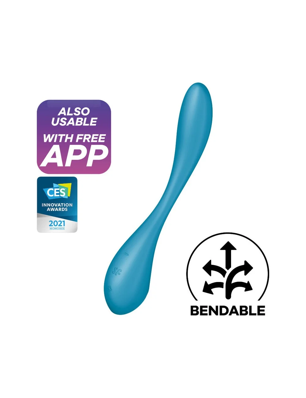 SATISFYER G-SPOT FLEX 5 MULTI VIBRATEUR - BLEU SATISFYER G-SPOT FLEX 5 MULTI VIBRATEUR - BLEU