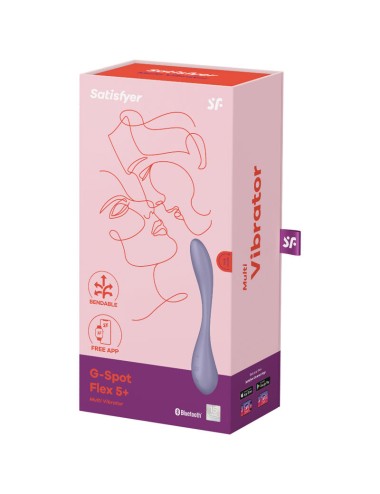 SATISFYER G-SPOT FLEX 5 MULTI VIBRATEUR - LILAS