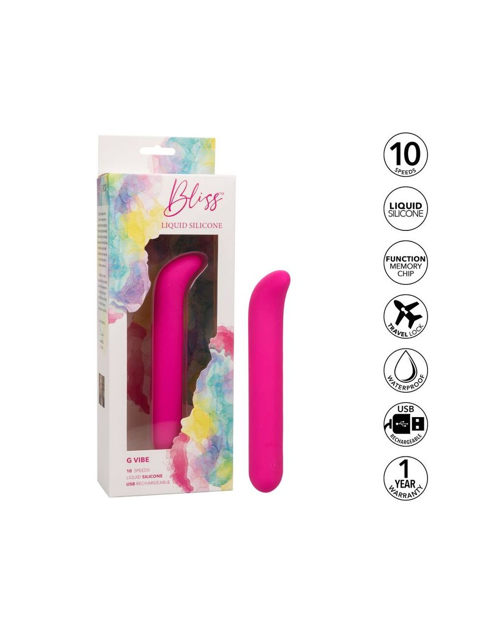 CALIFORNIA EXOTICS BLISS G VIBE ROSE CALIFORNIA EXOTICS BLISS G VIBE ROSE