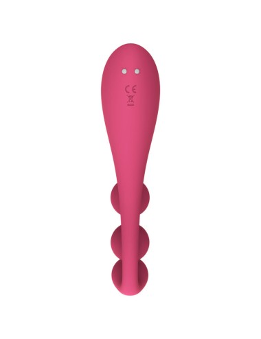 SATISFYER TRI BALL 1 MULTI VIBRATEUR - ROUGE