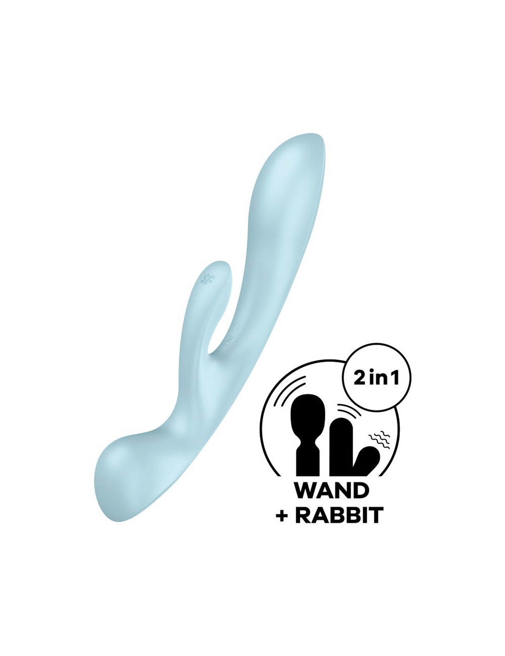 SATISFYER TRIPLE OH HYBRID VIBRATION - BLEU SATISFYER TRIPLE OH HYBRID VIBRATION - BLEU