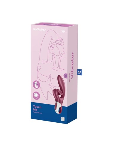 SATISFYER TOUCH ME RABBIT VIBRATION - ROUGE