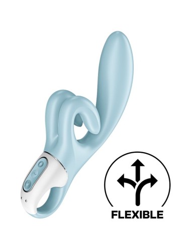 SATISFYER TOUCH ME RABBIT VIBRATION - BLEU