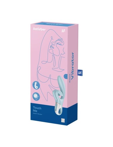 SATISFYER TOUCH ME RABBIT VIBRATION - BLEU