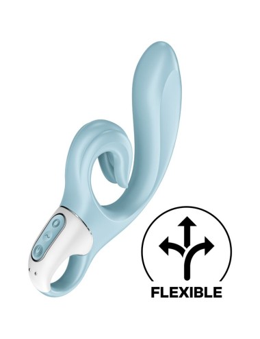 SATISFYER LOVE ME RABBIT VIBRATION - BLEU