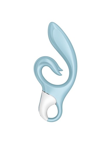 SATISFYER LOVE ME RABBIT VIBRATION - BLEU