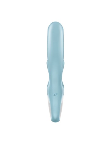 SATISFYER LOVE ME RABBIT VIBRATION - BLEU