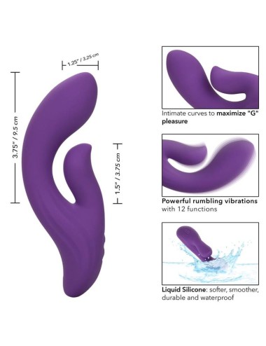 CALIFORNIA EXOTICS STELLA DUAL PLEASER VIOLET