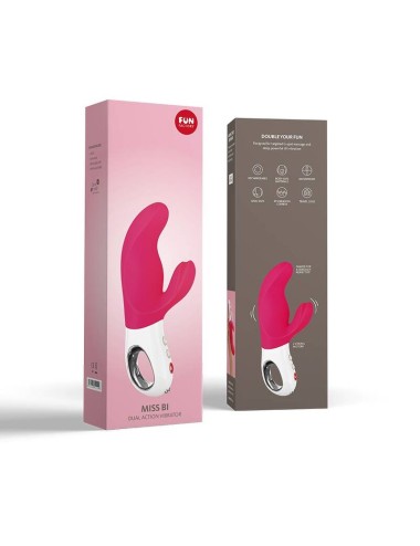 FUN FACTORY - MISS BI DUAL VIBRATOR PINK WHITE