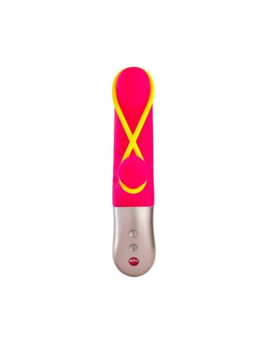 FUN FACTORY - AMORINO MINI VIBRATOR PINK & NEON YELLOW