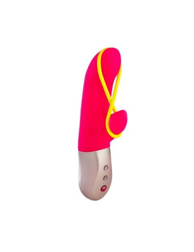 FUN FACTORY - AMORINO MINI VIBRATOR PINK & NEON YELLOW