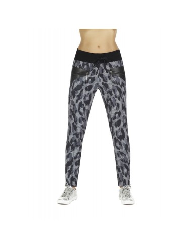 Mitsu pantalon panthère gris