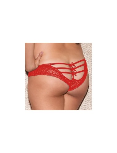 Shorty dentelle rouge