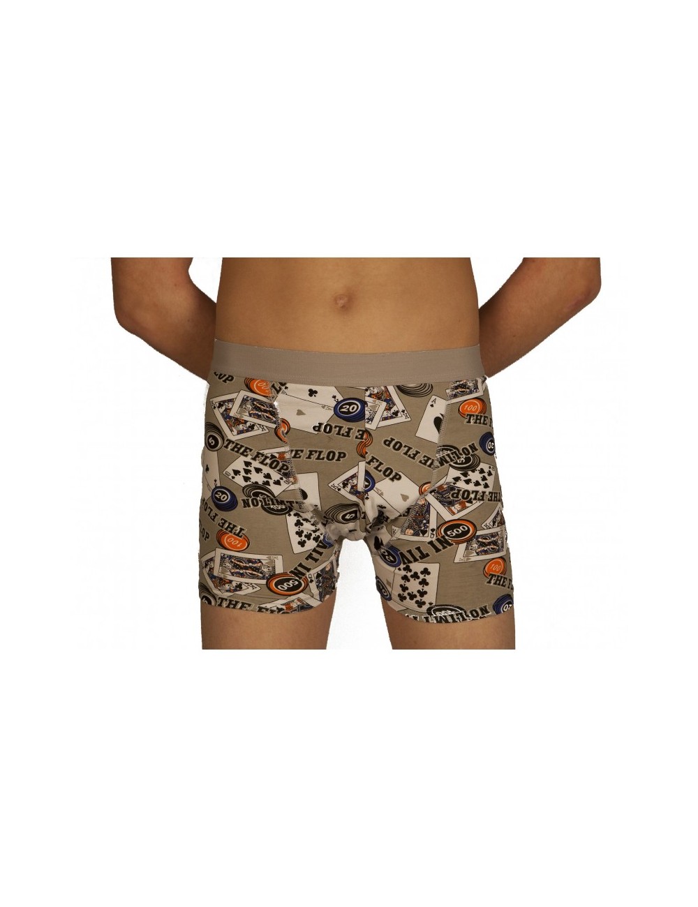 Boxer poker gris