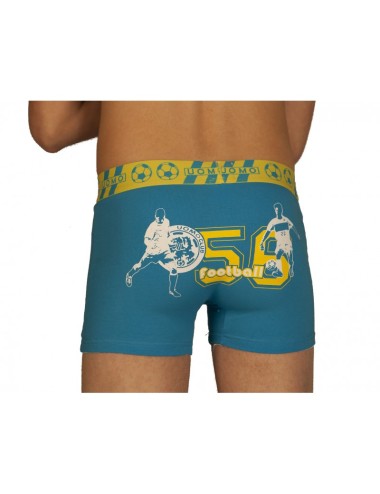 Boxer football bleu turquoise