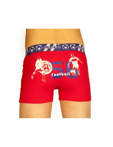 Boxer football rouge