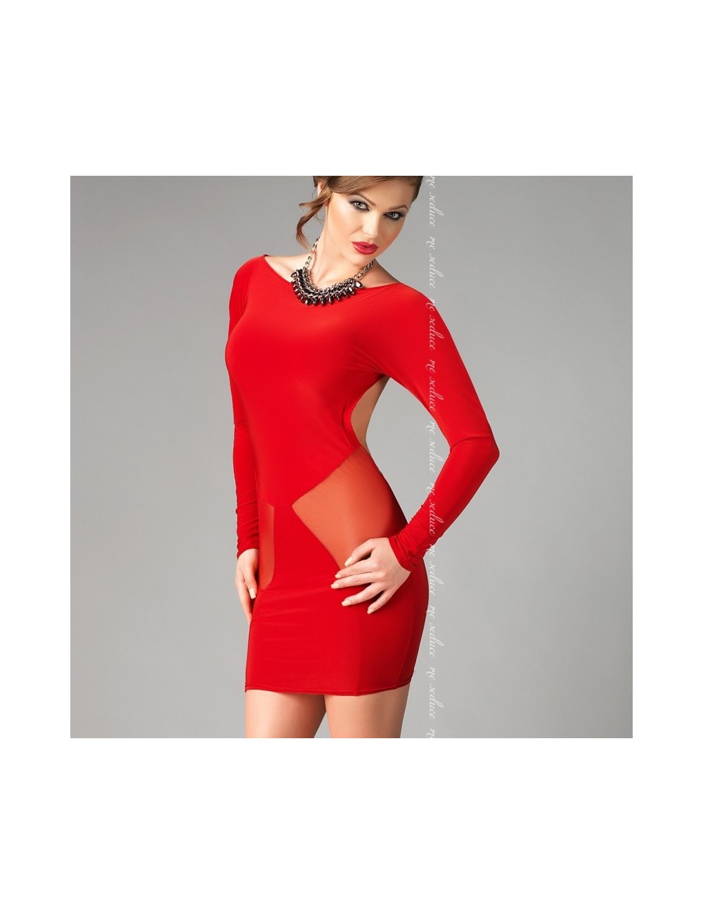 Sophia robe rouge