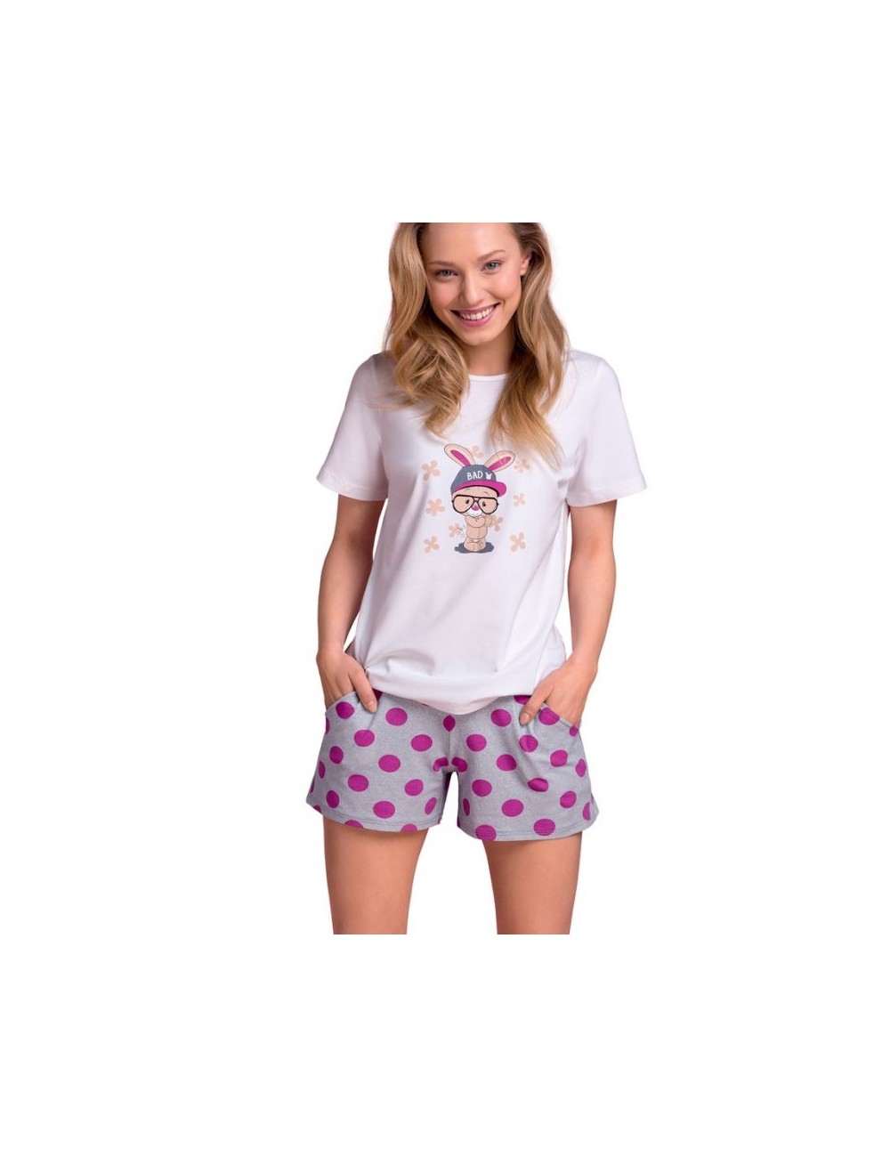 Pyjama short à pois