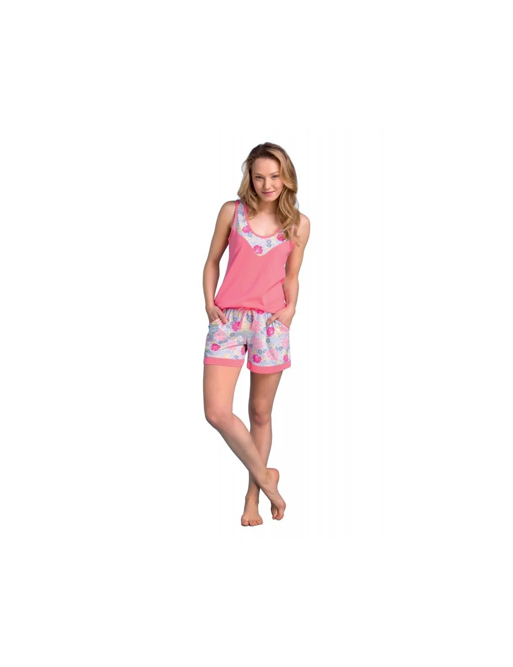 Pyjama short à fleurs Pyjama short à fleurs