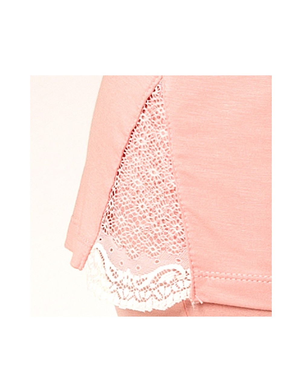 Pyjama court corail