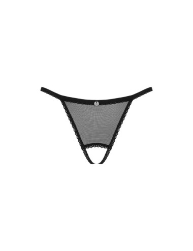 OBSESSIVE - STRING SANS FOURRE-TOUT CELIA NOIR XS/S