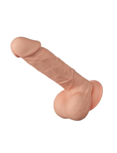 MAGNIFIQUE RENCONTRE BAHAMUT DILDO RÉALISTE ET SOUPLE 21.8 CM - FLESH