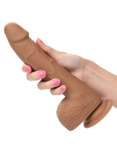 CLOUS EN SILICONE CALIFORNIA EXOTICS 20,32 CM MARRON