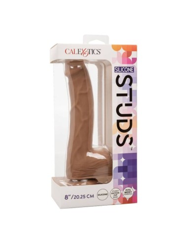 CLOUS EN SILICONE CALIFORNIA EXOTICS 20,32 CM MARRON