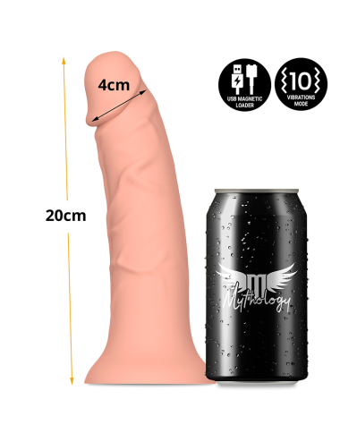 MYTHOLOGY ASHER DILDO ORIGINAL M - VIBRATEUR WATCHME TECHNOLOGIE SANS FIL COMPATIBLE